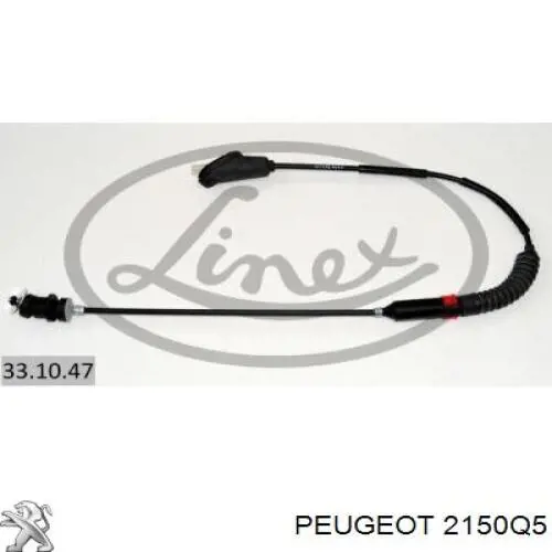 Comprar 2150Q5 Peugeot/Citroen Cable de embrague