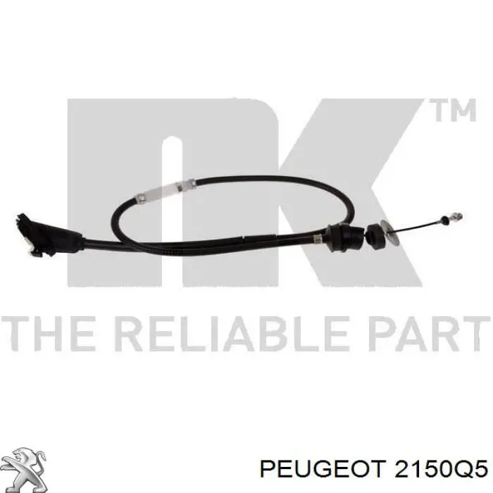 2150Q5 Peugeot/Citroen cable de embrague