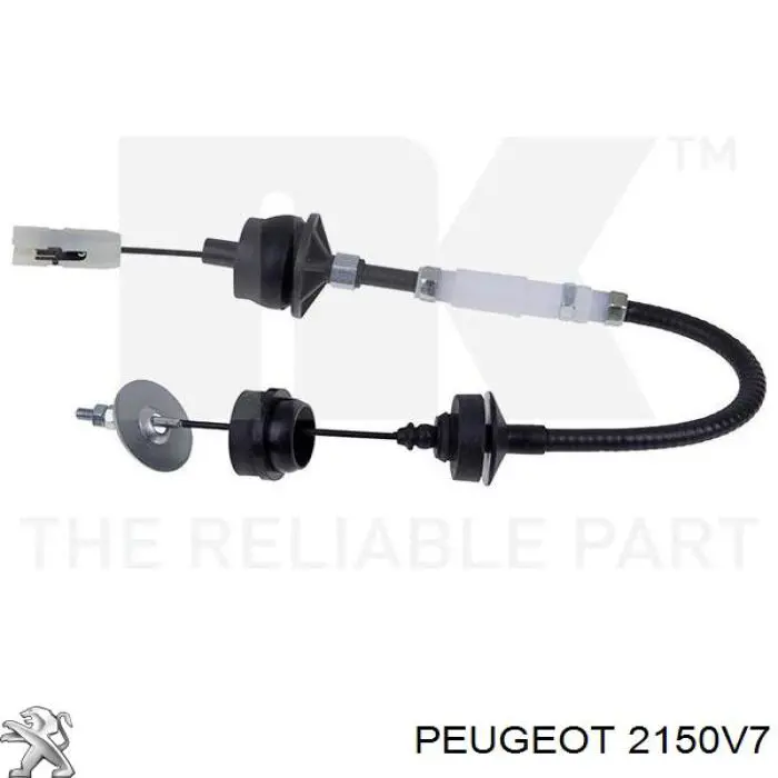 2150V7 Peugeot/Citroen cable de embrague