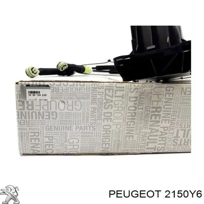 2150Y6 Peugeot/Citroen Cable de accionamiento del embrague