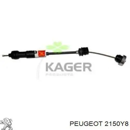 2150Y8 Peugeot/Citroen cable de embrague