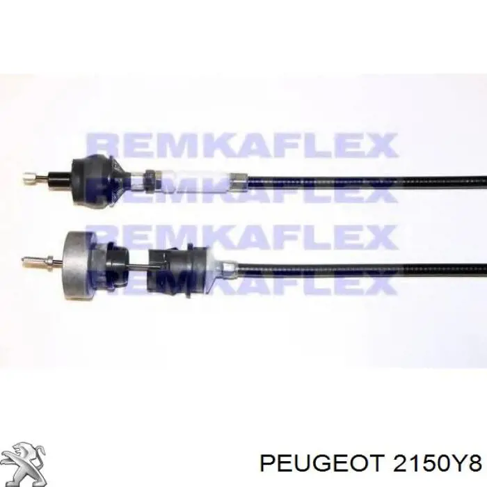 2150Y8 Peugeot/Citroen Cable de accionamiento del embrague