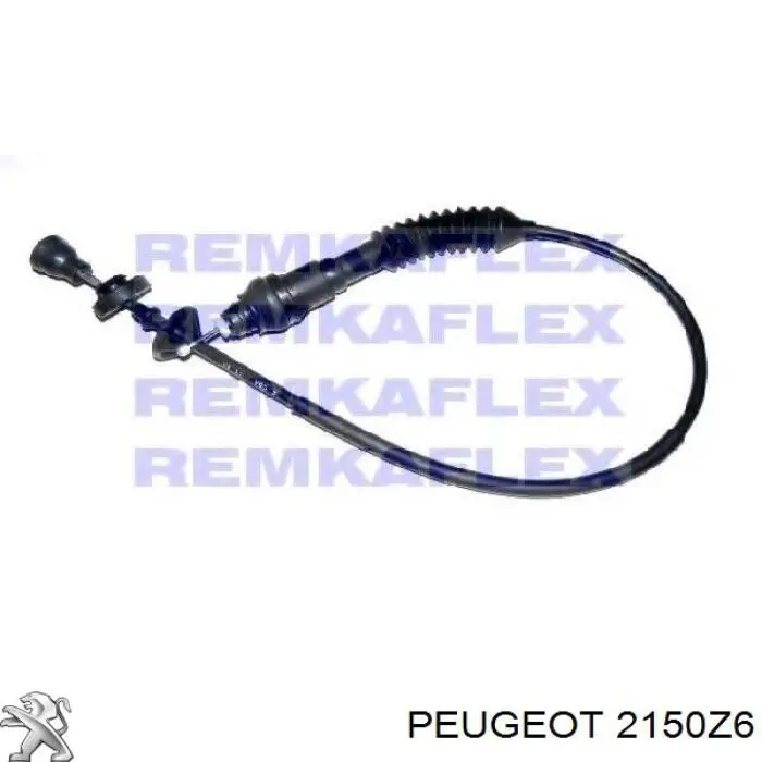2150Z6 Peugeot/Citroen cable de embrague