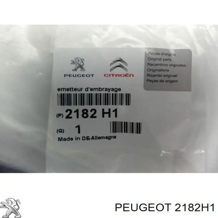 2182H1 Peugeot/Citroen bombin de embrague