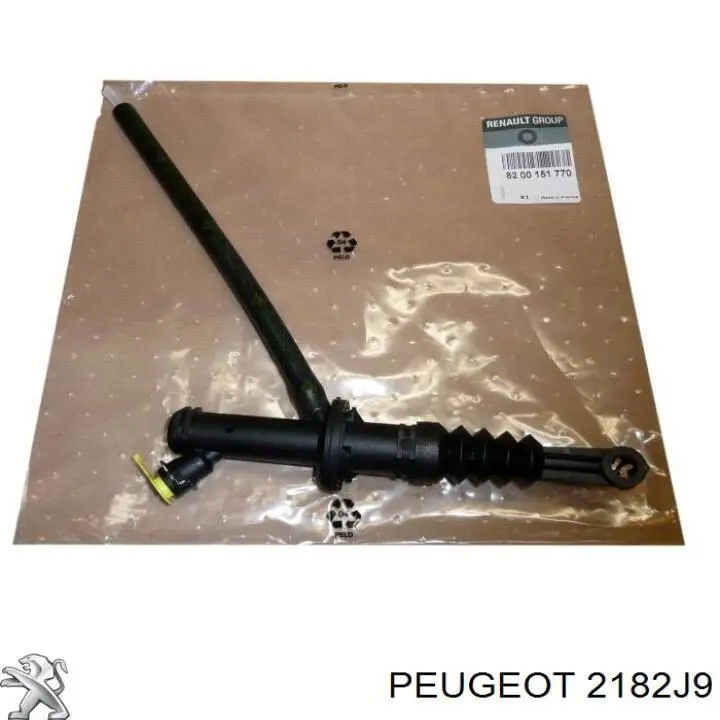 2182J9 Peugeot/Citroen Cilindro maestro de clutch