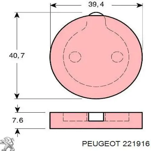 Carcasa de la caja de cambios Peugeot/Citroen 221916 precio, desde 2,45 EUR