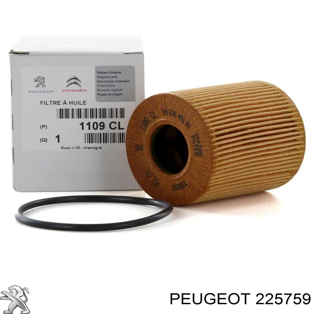 225759 Peugeot/Citroen Interruptor de marcha atras