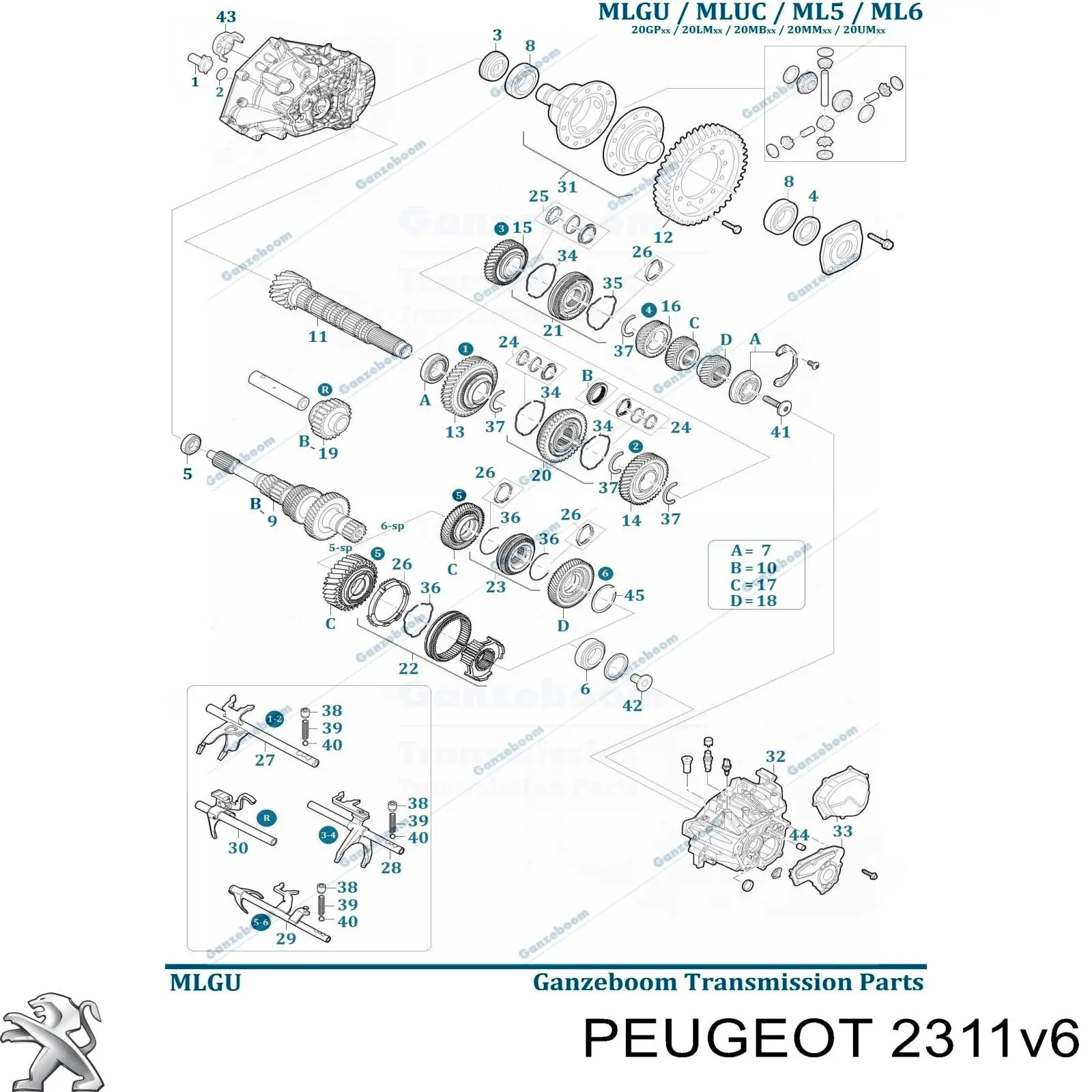 2311V6 Peugeot/Citroen