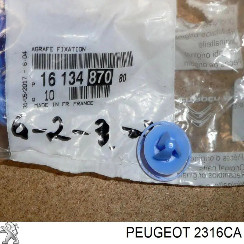 Eje primario de la caja de cambios 9671953188 Fiat/Alfa/Lancia