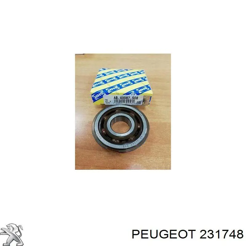 231748 Peugeot/Citroen rodamiento caja de cambios