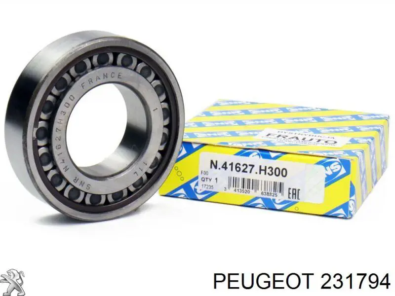 Cojinete del eje secundario de la caja de cambios Peugeot/Citroen 231794 precio, desde 62,02 EUR
