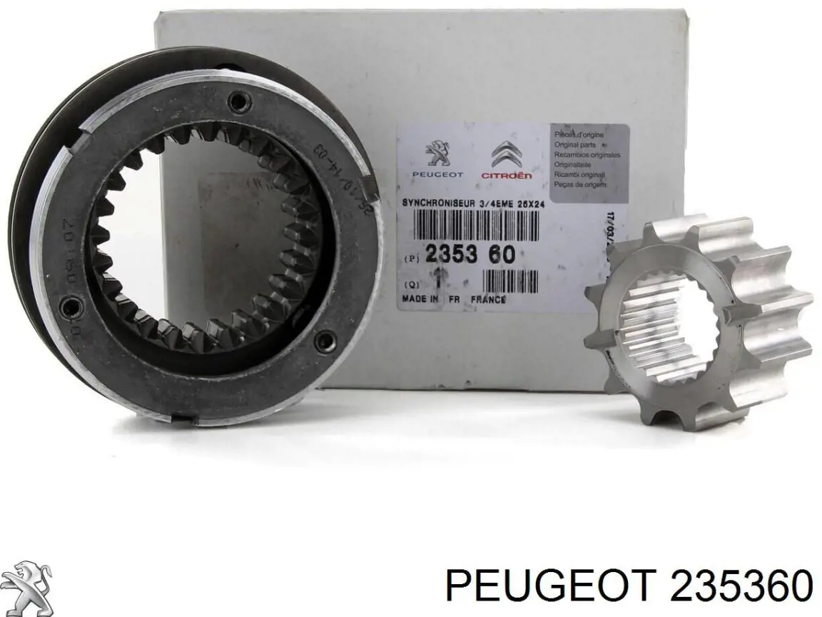 235360 Peugeot/Citroen sincronizador 3 e 4 marcha