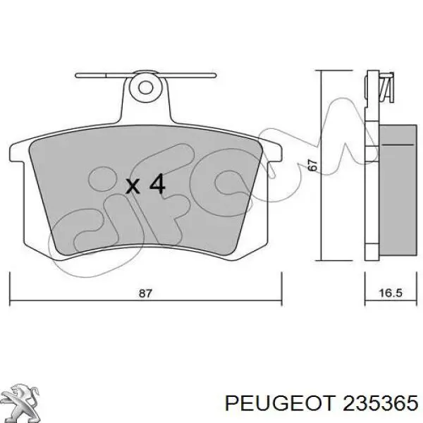 235365 Peugeot/Citroen 