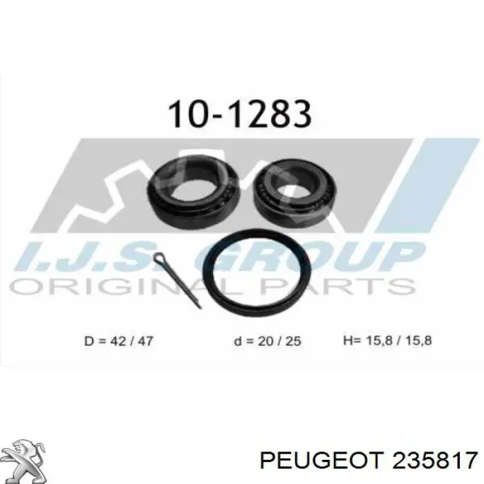 10R32004VC12UA SNR Cojinete exterior de rueda trasera