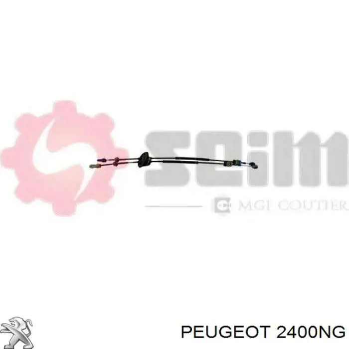 2400NG Peugeot/Citroen cables de caja de cambios