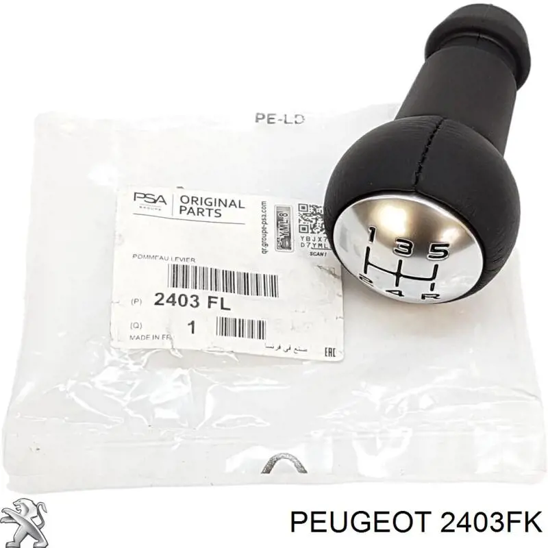 Comprar 2403X9 Peugeot/Citroen Pomo de palanca de cambios