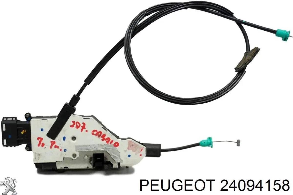 24094158 Peugeot/Citroen Cerradura de puerta delantera derecha