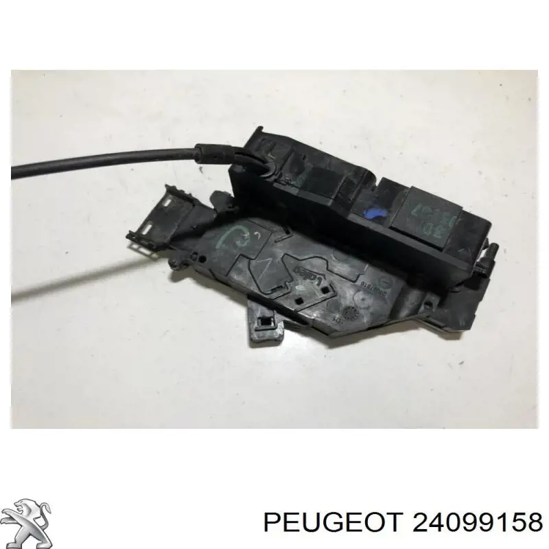 24099158 Peugeot/Citroen Cerradura de la puerta trasera derecha