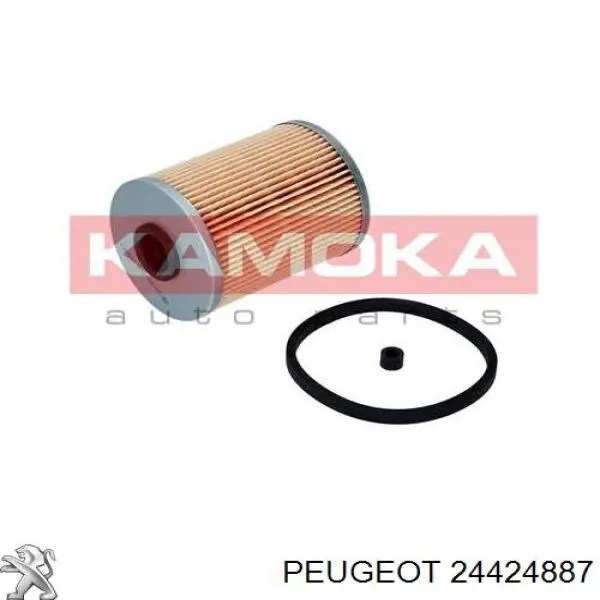 24424887 Peugeot/Citroen Caja del filtro de combustible