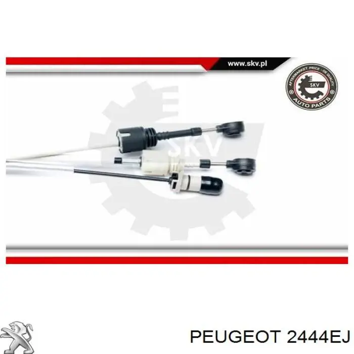 Comprar 2444EJ Peugeot/Citroen Cables De Accionamiento, Caja De Cambios