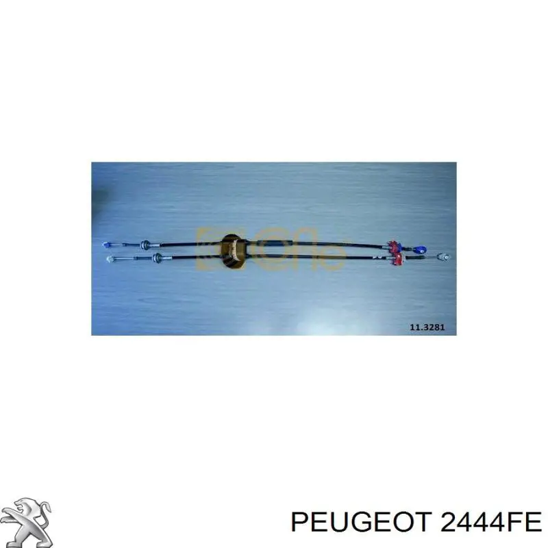 Cable de palanca de cambios Peugeot/Citroen 1608283880