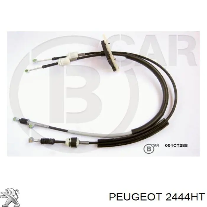 2444HT Peugeot/Citroen cables de accionamiento, caja de cambios