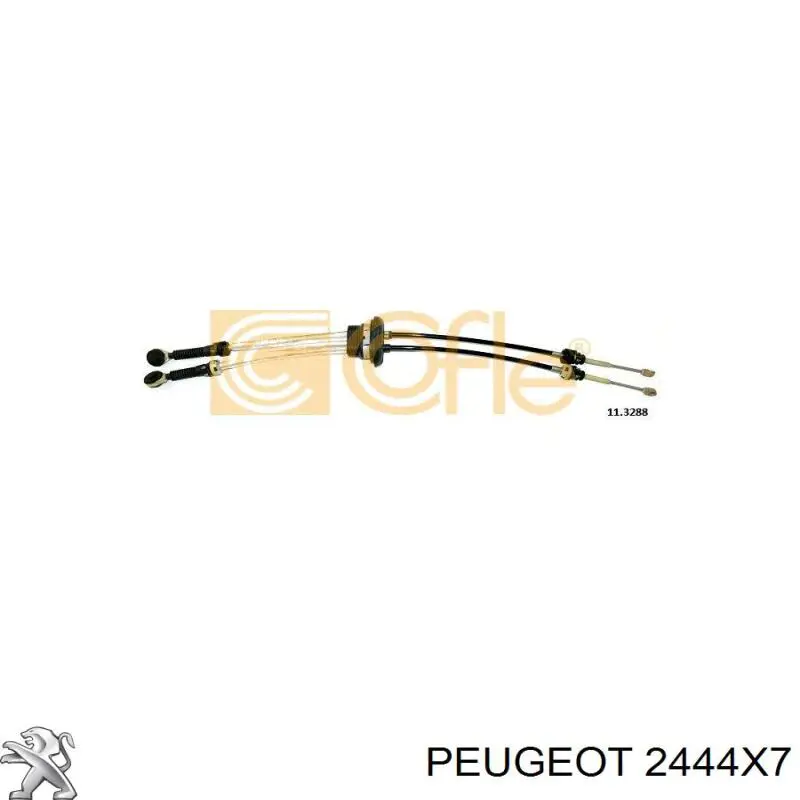 2444X7 Peugeot/Citroen cables de caja de cambios