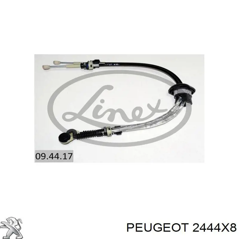Comprar 2444X8 Peugeot/Citroen Cables De Accionamiento, Caja De Cambios