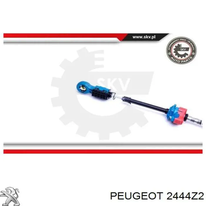 1608284780 Peugeot/Citroen cable de caja de cambios