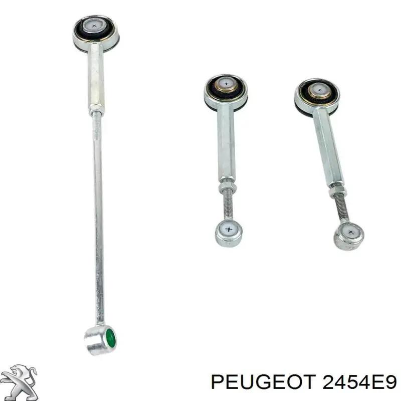 Varillaje de la transmisión automática/manual Peugeot/Citroen 2454E9