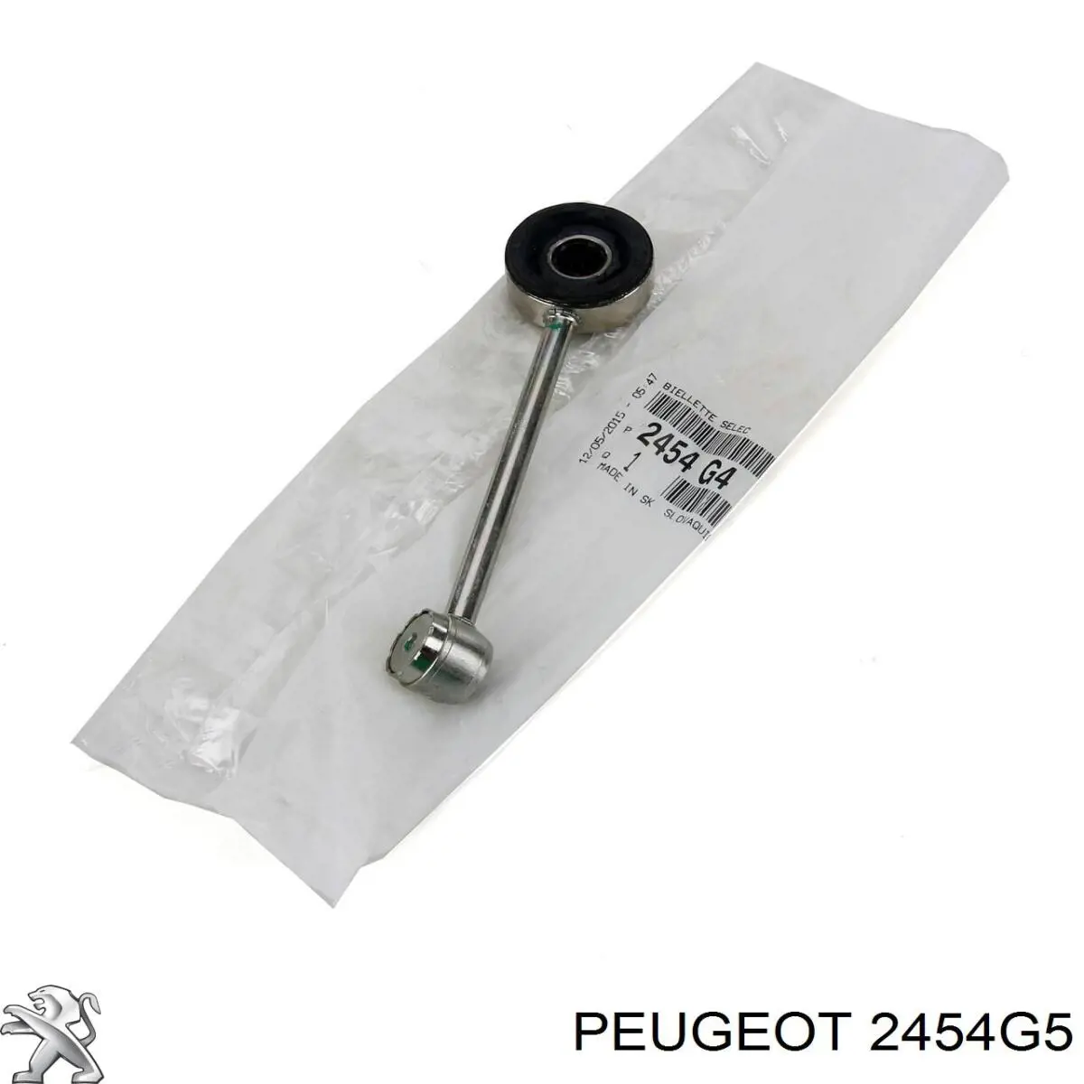 Varilla selectora de la transmisión 2454G5 Peugeot/Citroen