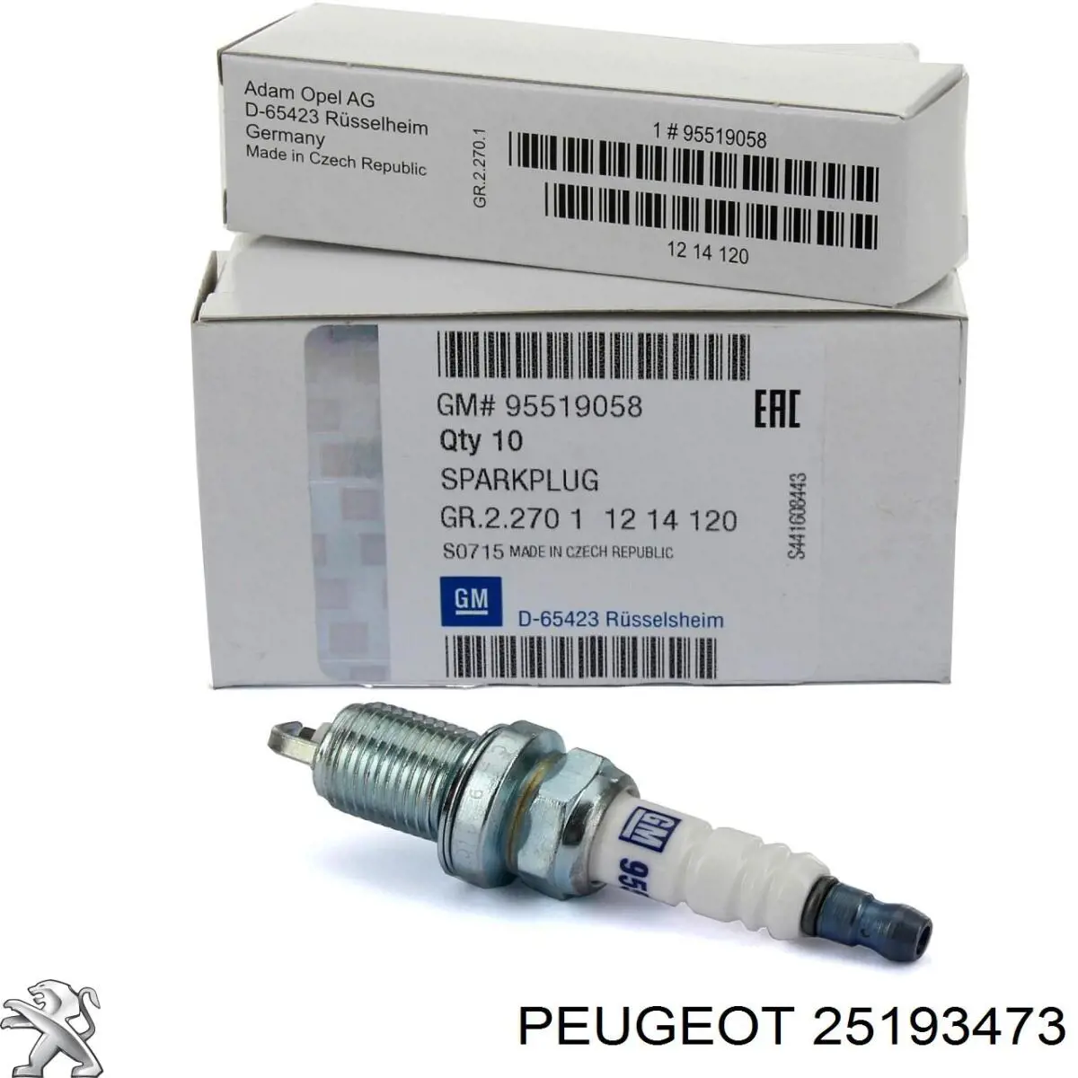 Bujías Peugeot/Citroen 25193473 precio, desde 4,88 EUR