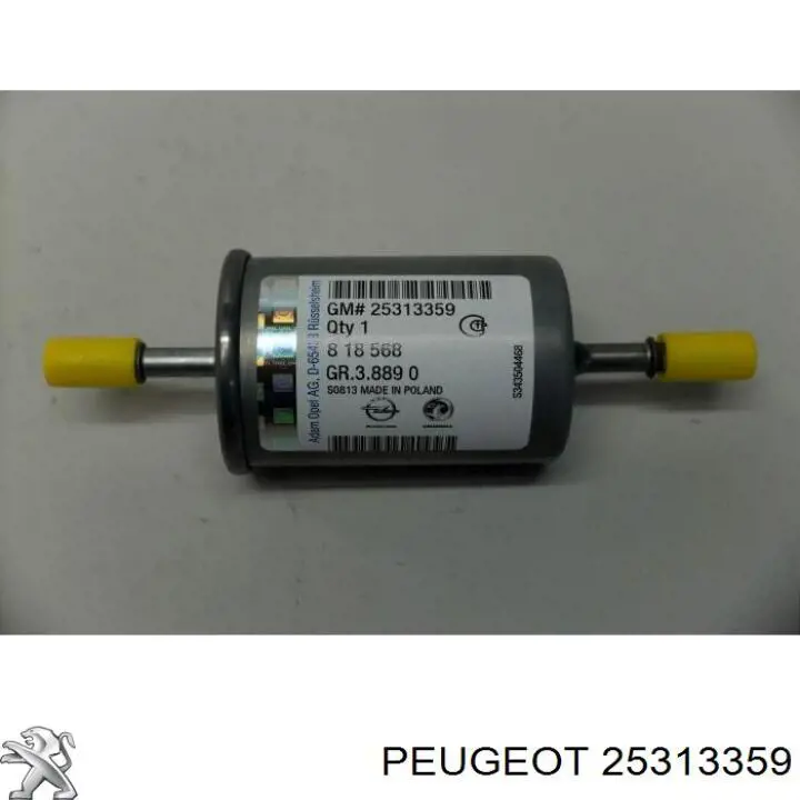 25313359 Peugeot/Citroen filtro de combustible