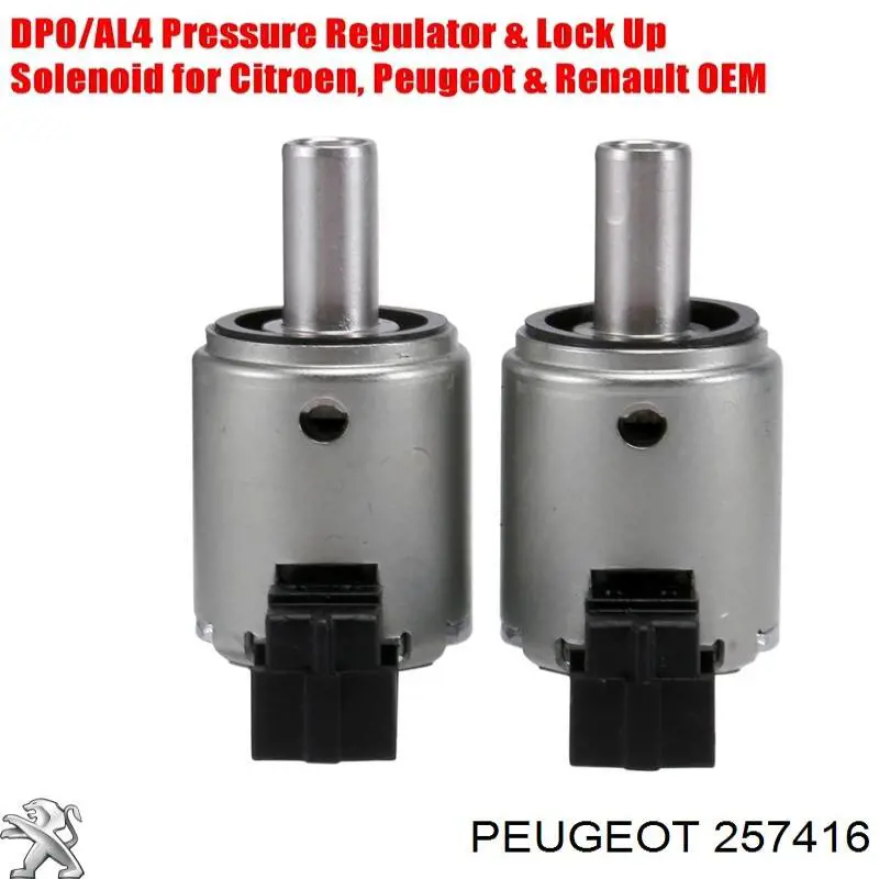 Comprar 257416 Peugeot/Citroen Solenoide de transmisión automática