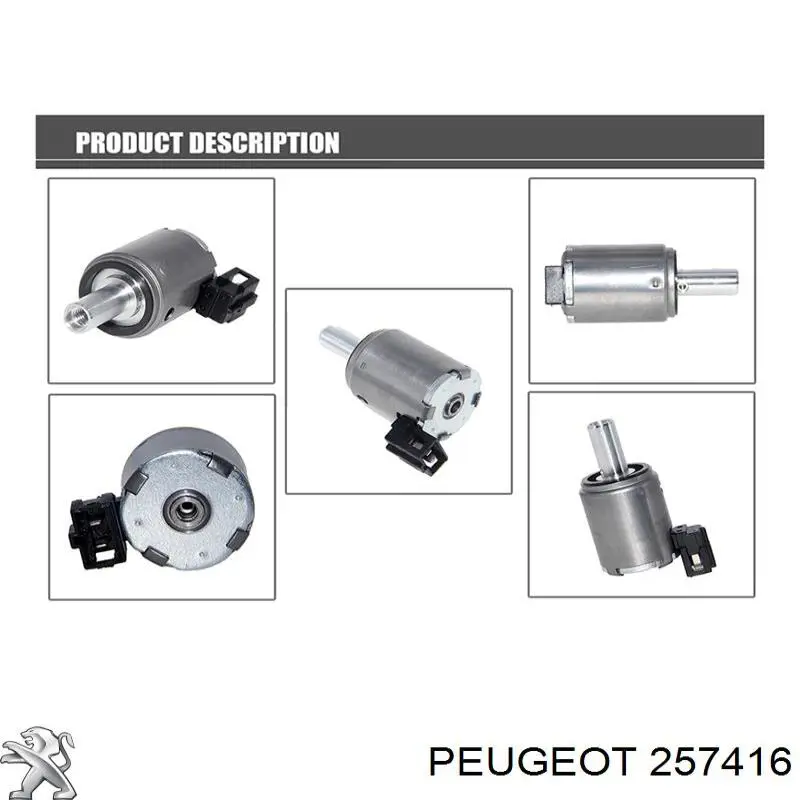 Solenoide de transmisión automática 257416 Peugeot/Citroen