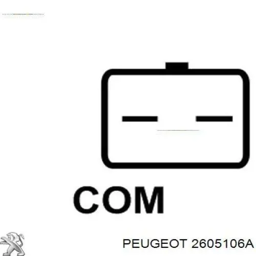 2605106A Peugeot/Citroen alternador