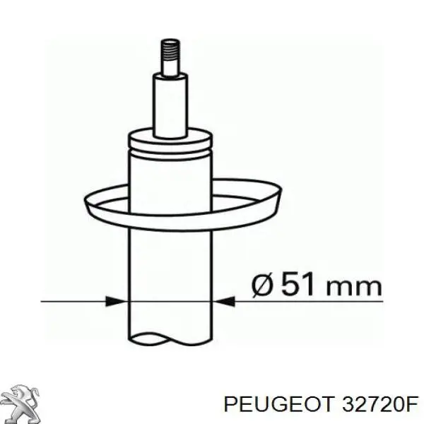 Semieje delantero izquierdo Peugeot/Citroen 32720F precio, desde 53,72 EUR