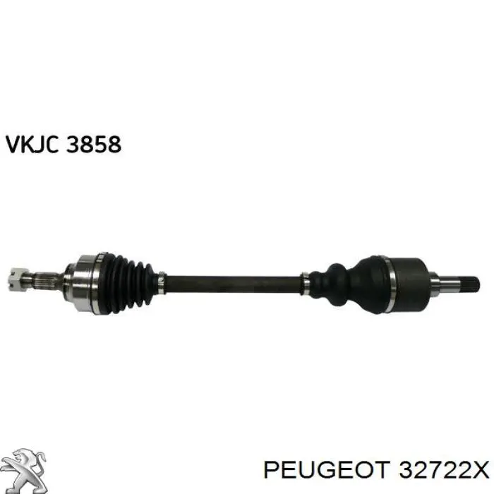 Semieje delantero izquierdo Peugeot/Citroen 32722X precio, desde 63,89 EUR