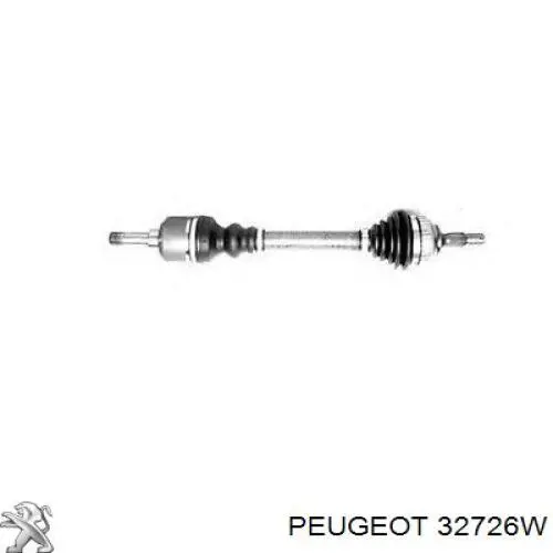 32726W Peugeot/Citroen Semieje delantero izquierdo