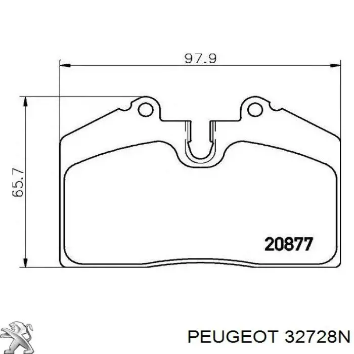 32728N Peugeot/Citroen árbol de transmisión delantero izquierdo