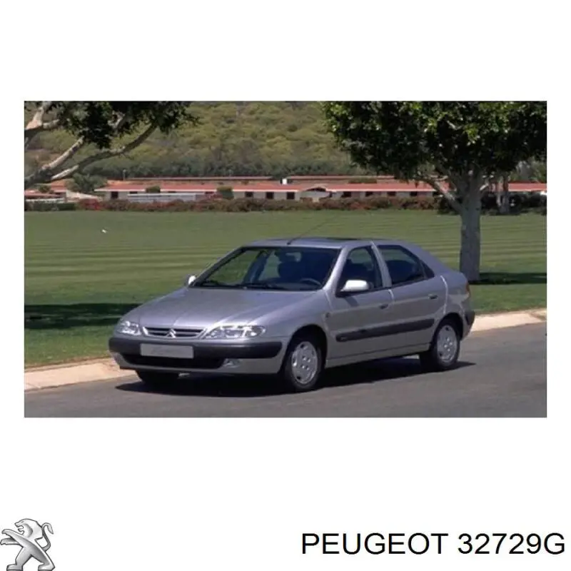 32729G Peugeot/Citroen árbol de transmisión delantero izquierdo