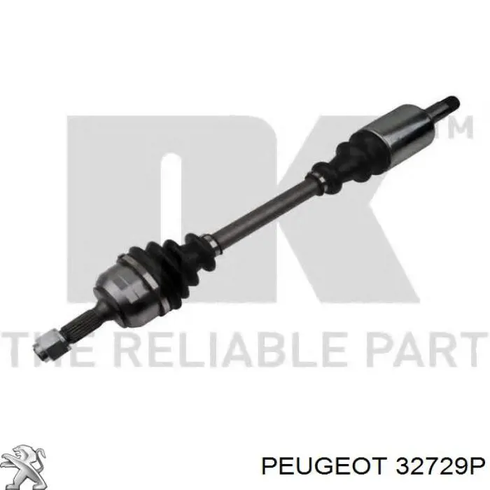Semieje delantero izquierdo Peugeot/Citroen 32729P precio, desde 62,44 EUR