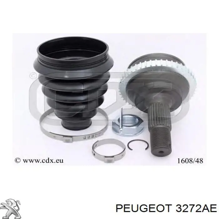 3272AE Peugeot/Citroen Semieje delantero izquierdo