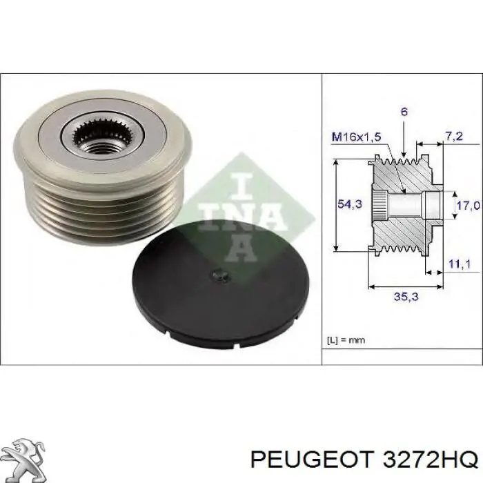 XX3272HQ Market (OEM) árbol de transmisión delantero izquierdo