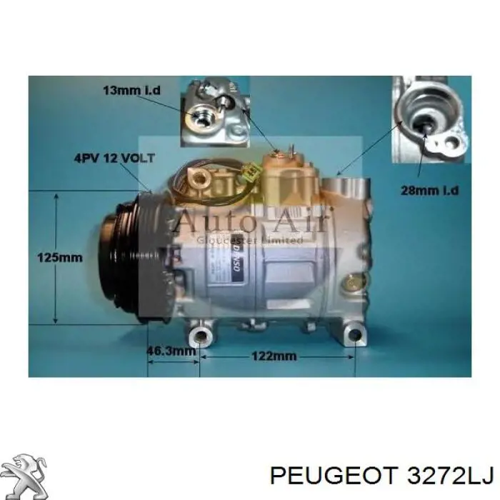 TPS000284B TPS árbol de transmisión delantero izquierdo