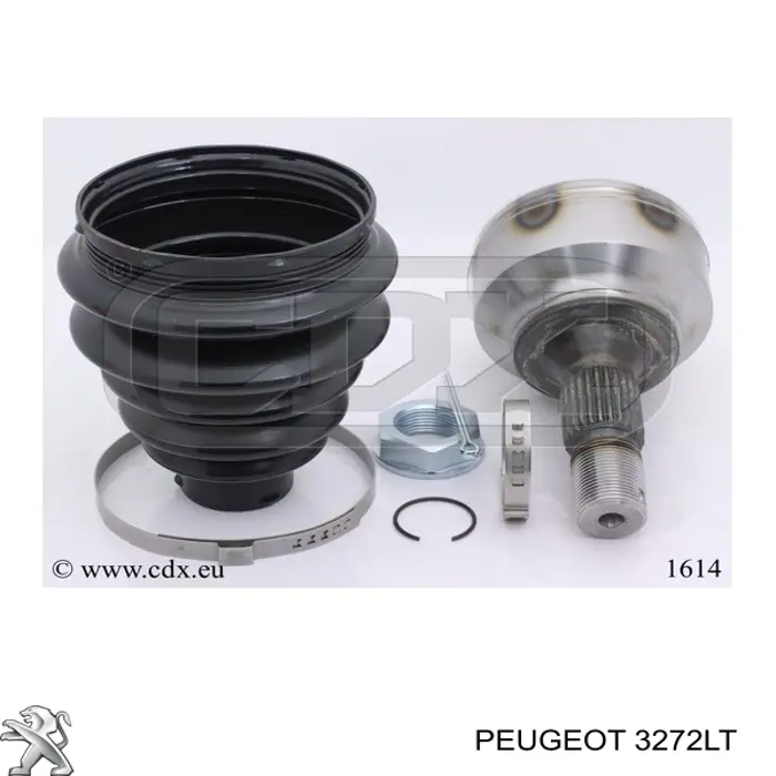 Semieje delantero izquierdo Peugeot/Citroen 3272LT precio, desde 62,44 EUR