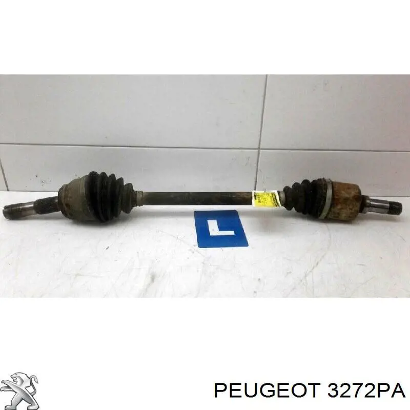 3272PA Peugeot/Citroen árbol de transmisión delantero izquierdo