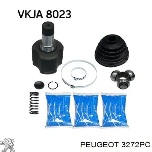 Comprar 3272PC Peugeot/Citroen Semieje delantero izquierdo