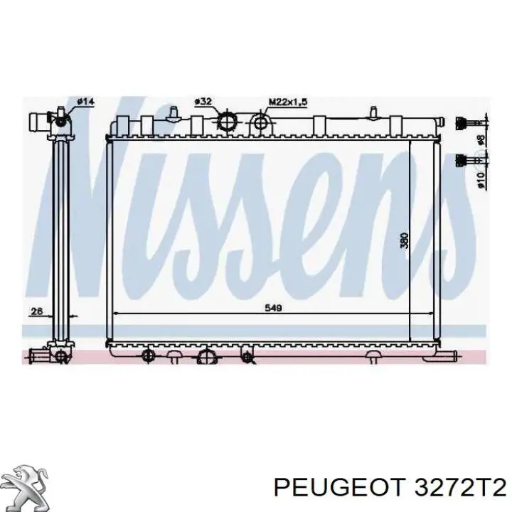 Junta homocinetica 3272T2 Peugeot/Citroen