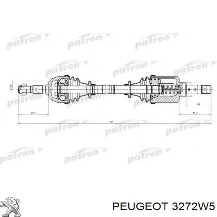 Comprar 16302 Mapco Semieje delantero izquierdo